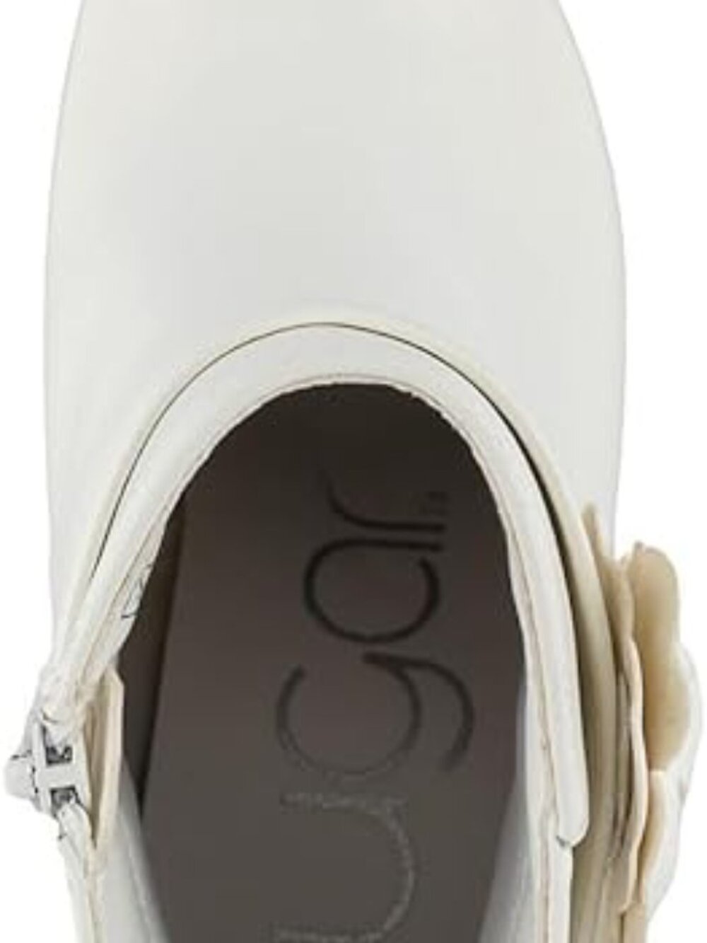 Sugar Evvie Bloom Ankle Booties White US Size 9 - Picture 12 of 12